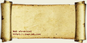 Isak Majstorović vizit kartica